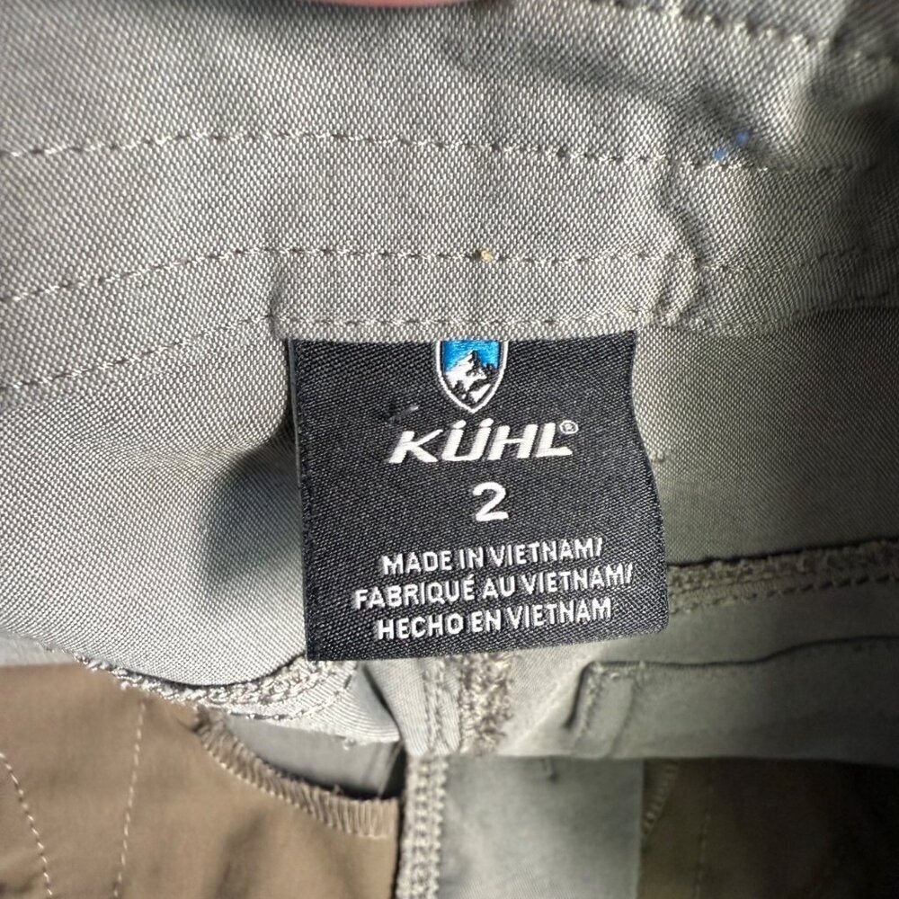 Kuhl Womens Gray Capri Pants Size 2 Outdoor Hiking Stretch Nylon-Blend - Picture 3 of 12